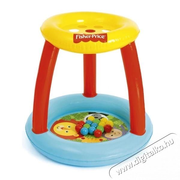 Bestway Felf&uacute;jhat&oacute; j&aacute;tsz&oacute;k&ouml;zpont gyerekeknek, Fisher-Price Animal Friends labdag&ouml;d&ouml;r, 89 x 89 x 84 cm H&aacute;ztart&aacute;s / Otthon / K&uuml;lt&eacute;r - J&aacute;t&eacute;k / Sport - J&aacute;tsz&oacute;h&aacute;z - 534880