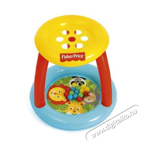 Bestway Felf&uacute;jhat&oacute; j&aacute;tsz&oacute;k&ouml;zpont gyerekeknek, Fisher-Price Animal Friends labdag&ouml;d&ouml;r, 89 x 89 x 84 cm H&aacute;ztart&aacute;s / Otthon / K&uuml;lt&eacute;r - J&aacute;t&eacute;k / Sport - J&aacute;tsz&oacute;h&aacute;z - 534880