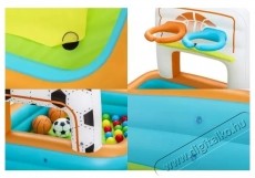 Bestway felf&uacute;jhat&oacute; j&aacute;tsz&oacute;t&eacute;r, Kick N Swish 3 az 1-ben labdamedence, 120x107x84 cm H&aacute;ztart&aacute;s / Otthon / K&uuml;lt&eacute;r - J&aacute;t&eacute;k / Sport - V&iacute;zi j&aacute;t&eacute;k - 534893