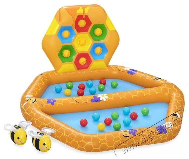 Bestway felf&uacute;jhat&oacute; j&aacute;tsz&oacute;t&eacute;r, Lil Beehive, 20 goly&oacute;val, 127x119x61 cm H&aacute;ztart&aacute;s / Otthon / K&uuml;lt&eacute;r - J&aacute;t&eacute;k / Sport - V&iacute;zi j&aacute;t&eacute;k - 534889