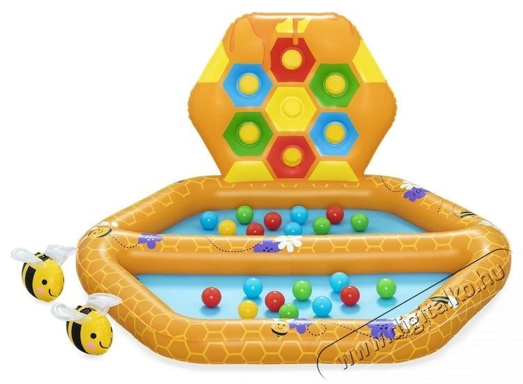 Bestway felf&uacute;jhat&oacute; j&aacute;tsz&oacute;t&eacute;r, Lil Beehive, 20 goly&oacute;val, 127x119x61 cm H&aacute;ztart&aacute;s / Otthon / K&uuml;lt&eacute;r - J&aacute;t&eacute;k / Sport - V&iacute;zi j&aacute;t&eacute;k - 534889