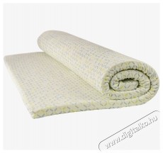 Best Sleep Kring Luxury Caming fedőmatrac, H5cm, H4cm r&eacute;teg latex cool g&eacute;l, PES huzat, 120 x 200cm, K&eacute;k/kr&eacute;m sz&iacute;n H&aacute;ztart&aacute;s / Otthon / K&uuml;lt&eacute;r - Lak&aacute;sfelszerel&eacute;s - Relax&aacute;ci&oacute;s term&eacute;k - 536169