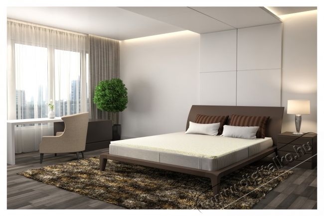 Best Sleep Kring Luxury Caming fedőmatrac, H5cm, H4cm r&eacute;teg latex cool g&eacute;l, PES huzat, 120 x 200cm, K&eacute;k/kr&eacute;m sz&iacute;n H&aacute;ztart&aacute;s / Otthon / K&uuml;lt&eacute;r - Lak&aacute;sfelszerel&eacute;s - Relax&aacute;ci&oacute;s term&eacute;k - 536169