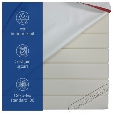 Best Sleep V&iacute;z&aacute;ll&oacute; fedőmatrac, Relaxody, H7 profilozott poliuret&aacute;n hab, 7 komfortz&oacute;na, 140x190cm, levehető, moshat&oacute; huzat H&aacute;ztart&aacute;s / Otthon / K&uuml;lt&eacute;r - Lak&aacute;sfelszerel&eacute;s - Relax&aacute;ci&oacute;s term&eacute;k - 536167