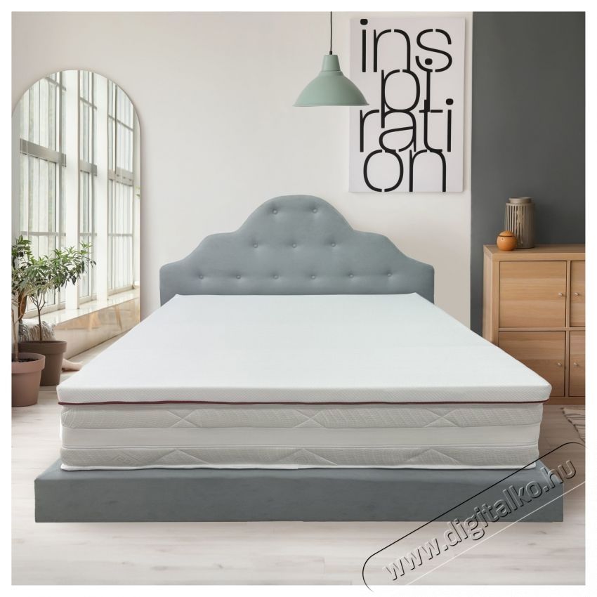 Best Sleep V&iacute;z&aacute;ll&oacute; fedőmatrac, Relaxody, H7 profilozott poliuret&aacute;n hab, 7 komfortz&oacute;na, 140x190cm, levehető, moshat&oacute; huzat H&aacute;ztart&aacute;s / Otthon / K&uuml;lt&eacute;r - Lak&aacute;sfelszerel&eacute;s - Relax&aacute;ci&oacute;s term&eacute;k - 536167