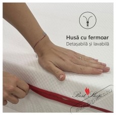 Best Sleep V&iacute;z&aacute;ll&oacute; fedőmatrac, Relaxody, H7 profilozott poliuret&aacute;n hab, 7 komfortz&oacute;na, 140x190cm, levehető, moshat&oacute; huzat H&aacute;ztart&aacute;s / Otthon / K&uuml;lt&eacute;r - Lak&aacute;sfelszerel&eacute;s - Relax&aacute;ci&oacute;s term&eacute;k - 536167