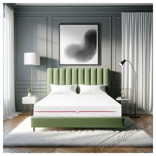 Best Sleep Waves Ortop&eacute;d matrac, 80x190x25cm, 4 cm poliuret&aacute;n mem&oacute;riahab, 7 komfortz&oacute;na, hipoallerg&eacute;n, megford&iacute;that&oacute;, k&ouml;zepes kem&eacute;nys&eacute;gű, megford&iacute;that&oacute; H&aacute;ztart&aacute;s / Otthon / K&uuml;lt&eacute;r - Lak&aacute;sfelszerel&eacute;s - Relax&aacute;ci&oacute;s term&eacute;k - 536166