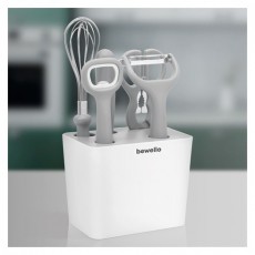 Bewello BW1006 konyhai eszköz szett tartóval Konyhai termékek - Konyhai eszköz - Készlet / szett - 465776