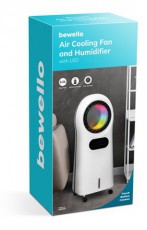 Bewello BW2050 Mobil léghűtő - LED-es - 220-240V, 3.5 L Háztartás / Otthon / Kültér - Ventilátor / Légkondicionáló - Párásító ventilátor - 469916