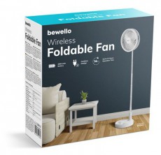 Bewello BW2052 Összecsukható ventilátor akkumukátoros, teleszkópos  Háztartás / Otthon / Kültér - Ventilátor / Légkondicionáló - Álló / padló ventilátor - 473309