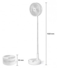 Bewello BW2052 Összecsukható ventilátor akkumukátoros, teleszkópos  Háztartás / Otthon / Kültér - Ventilátor / Légkondicionáló - Álló / padló ventilátor - 473309