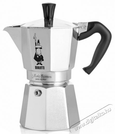 Bialetti 1163 Moka Express (6) kotyogós kávéfőző Konyhai termékek - Kávéfőző / kávéörlő / kiegészítő - Kotyogó kávéfőző - 336468