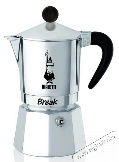 Bialetti BREAK kotyogós kávéfőző 3 adagos - fekete Újdonságok - Új termékek - 330833