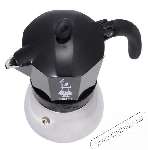 Bialetti 4813 Moka Induction 6 személyes indukciós kotyogós kávéfőző - fekete Konyhai termékek - Kávéfőző / kávéörlő / kiegészítő - Kotyogó kávéfőző - 350923