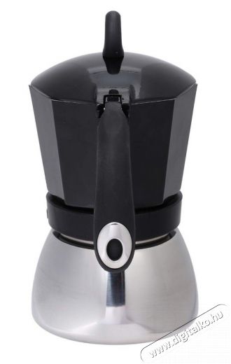 Bialetti 4813 Moka Induction 6 személyes indukciós kotyogós kávéfőző - fekete Konyhai termékek - Kávéfőző / kávéörlő / kiegészítő - Kotyogó kávéfőző - 350923