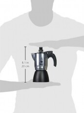 Bialetti 5410 Kremina 3 személyes kávéfőző Konyhai termékek - Kávéfőző / kávéörlő / kiegészítő - Kotyogó kávéfőző - 336475