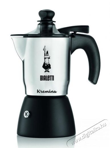 Bialetti 5410 Kremina 3 személyes kávéfőző Konyhai termékek - Kávéfőző / kávéörlő / kiegészítő - Kotyogó kávéfőző - 336475
