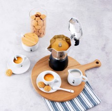Bialetti Brikka 7312 2 személyes kotyogós kávéfőző Konyhai termékek - Kávéfőző / kávéörlő / kiegészítő - Kotyogó kávéfőző - 368767