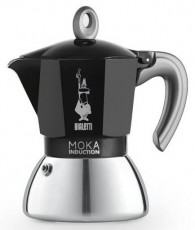 Bialetti Moka 6934 Induction 4 személyes indukciós kotyogós kávéfőző - fekete Konyhai termékek - Kávéfőző / kávéörlő / kiegészítő - Kotyogó kávéfőző - 368771