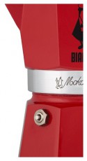Bialetti 4943 Moka Express 6 személyes piros kotyogós kávéfőző Konyhai termékek - Kávéfőző / kávéörlő / kiegészítő - Kotyogó kávéfőző - 384726