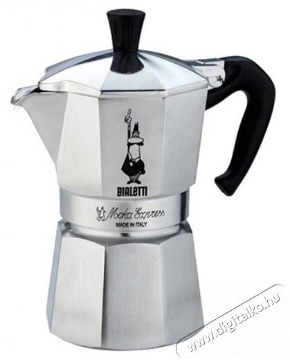Bialetti Moka Express 2 személyes Kotyogós kávéfőző Konyhai termékek - Kávéfőző / kávéörlő / kiegészítő - Kotyogó kávéfőző - 384920