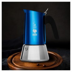 Bialetti Venus 4 személyes kotyogós kávéfőző - ezüst/kék Konyhai termékek - Kávéfőző / kávéörlő / kiegészítő - Kotyogó kávéfőző - 384751