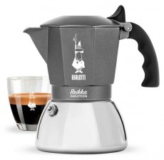 Bialetti Brikka 4 személyes ezüst-szürke indukciós kotyogós kávéfőző Konyhai termékek - Kávéfőző / kávéörlő / kiegészítő - Kotyogó kávéfőző - 393917