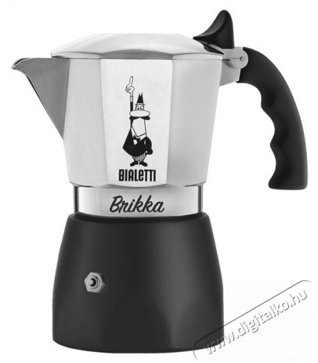Bialetti Brikka 7314 4 személyes kotyogós kávéfőző Konyhai termékek - Kávéfőző / kávéörlő / kiegészítő - Kotyogó kávéfőző - 385077
