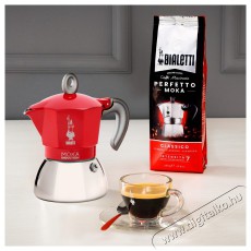 Bialetti Moka 6944 Induction 4 személyes indukciós kotyogós kávéfőző - piros Konyhai termékek - Kávéfőző / kávéörlő / kiegészítő - Kotyogó kávéfőző - 368772