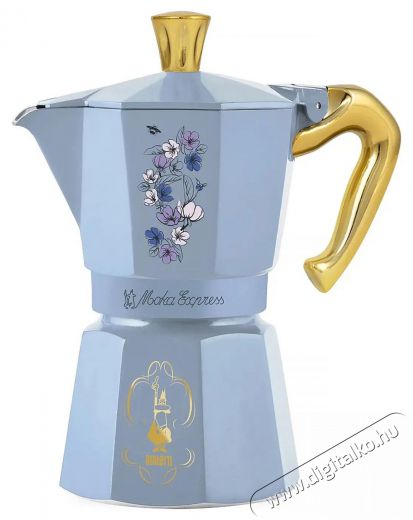 Bialetti Bridgerton Moka Express 6 adagos kotyogós kávéfőző Konyhai termékek - Kávéfőző / kávéörlő / kiegészítő - Kotyogó kávéfőző - 501621