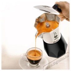 Bialetti Brikka ezüst-fekete 2 személyes kotyogós kávéfőző Konyhai termékek - Kávéfőző / kávéörlő / kiegészítő - Kotyogó kávéfőző - 501615