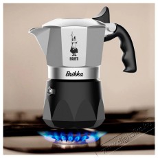 Bialetti Brikka ezüst-fekete 2 személyes kotyogós kávéfőző Konyhai termékek - Kávéfőző / kávéörlő / kiegészítő - Kotyogó kávéfőző - 501615