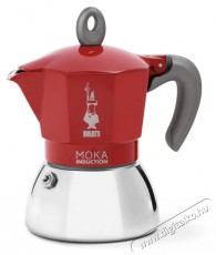Bialetti New Moka Induction, piros, 4 személyes Konyhai termékek - Kávéfőző / kávéörlő / kiegészítő - Kotyogó kávéfőző - 515215