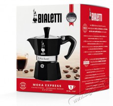 Bialetti Moka Express 3 adag fekete Konyhai termékek - Kávéfőző / kávéörlő / kiegészítő - Kotyogó kávéfőző - 524349