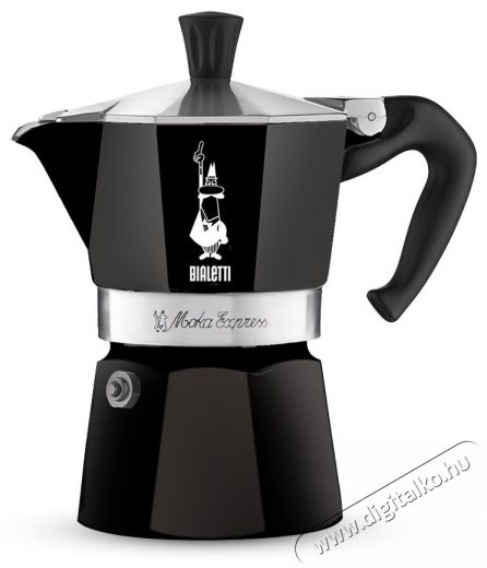 Bialetti Moka Express 3 adag fekete Konyhai termékek - Kávéfőző / kávéörlő / kiegészítő - Kotyogó kávéfőző - 524349