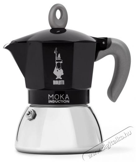 Bialetti New Moka Induction 6 adag fekete Konyhai termékek - Kávéfőző / kávéörlő / kiegészítő - Kotyogó kávéfőző - 524351
