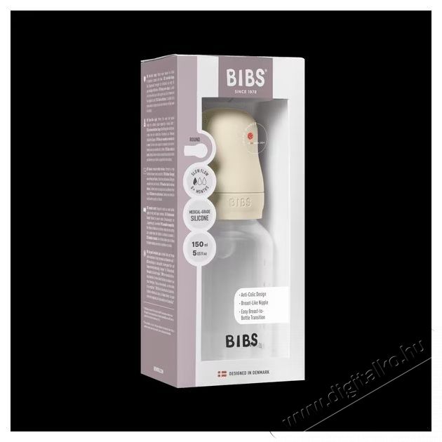 Bibs Komplett k&oacute;lika elleni cumis&uuml;veg k&eacute;szlet, 150 ml, Szilikon, Elef&aacute;ntcsont Sz&eacute;ps&eacute;g&aacute;pol&aacute;s / Eg&eacute;szs&eacute;g - Baba mama term&eacute;k - Cumis&uuml;veg / cumi / etet&eacute;s kieg&eacute;sz&iacute;tő - 533032