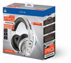 BigBen Nacon Plantronics RIG 400HSW PS4 Sztereo gamer headset - fehér Audio-Video / Hifi / Multimédia - Fül és Fejhallgatók - Fejhallgató mikrofonnal / headset - 384727