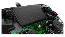 BigBen Nacon Compact PS4 átlátszó-halványzöld vezetékes kontroller Iroda és számítástechnika - Játék konzol - Kontroller - 439402