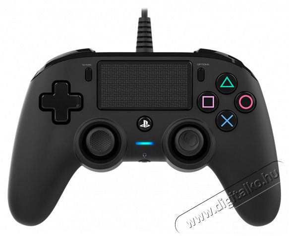 BigBen Nacon Compact PS4 fekete vezetékes kontroller Iroda és számítástechnika - Játék konzol - Playstation 4 (PS4) konzol - 461066