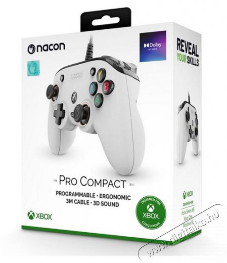 BigBen Nacon Pro Compact Xbox Series fehér kontroller Iroda és számítástechnika - Játék konzol - Kontroller - 461681