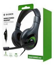 BigBen V1 Xbox Series S/X sztereo fekete gamer headset Audio-Video / Hifi / Multimédia - Fül és Fejhallgatók - Fejhallgató mikrofonnal / headset - 461015