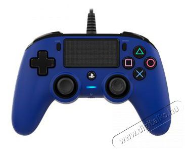 BigBen Nacon Compact PS4 kék vezetékes kontroller Iroda és számítástechnika - Játék konzol - Playstation 4 (PS4) konzol - 461897