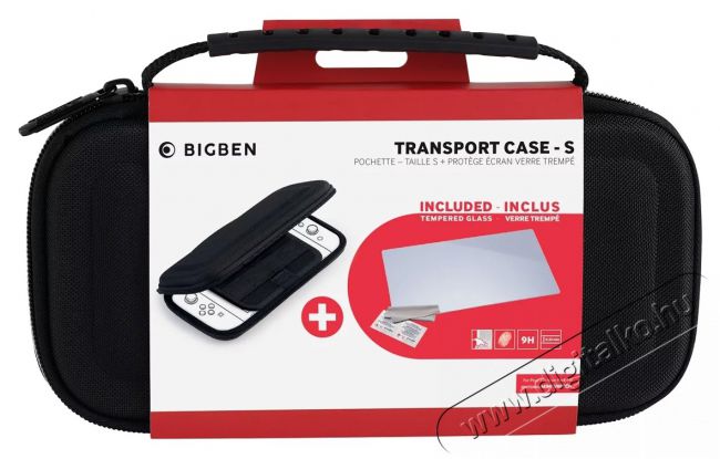 BigBen Nintendo Switch nagy utazótok + kijelzővédő fólia Iroda és számítástechnika - Játék konzol - Kiegészítő - 447417