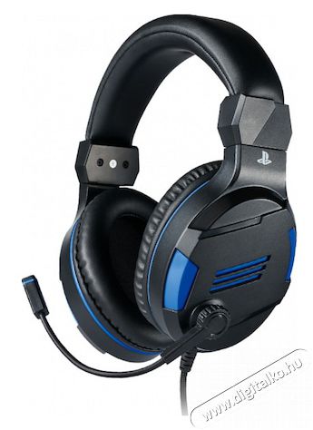 BigBen V3 PS4/PC sztereo fekete gamer headset Audio-Video / Hifi / Multimédia - Fül és Fejhallgatók - Fejhallgató mikrofonnal / headset - 461948