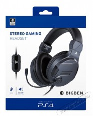 BigBen V3 PS4/PC sztereo titánszürke gamer headset Iroda és számítástechnika - Játék konzol - Kiegészítő - 447346