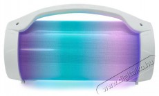 BigBen 2809250 Party Lite vezeték nélküli világító fehér Bluetooth hangszóró mikrofonnal Audio-Video / Hifi / Multimédia - Hordozható, vezeték nélküli / bluetooth hangsugárzó - Hordozható, vezeték nélküli / bluetooth hangsugárzó - 514889