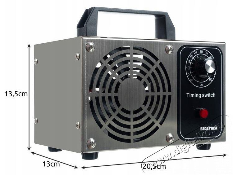 Bigstren 21208 &Oacute;zongener&aacute;tor, 20000 mg/h Sz&eacute;ps&eacute;g&aacute;pol&aacute;s / Eg&eacute;szs&eacute;g - L&eacute;gtiszt&iacute;t&oacute; / p&aacute;r&aacute;s&iacute;t&oacute; / p&aacute;r&aacute;tlan&iacute;t&oacute; - L&eacute;gtiszt&iacute;t&oacute; - 524354