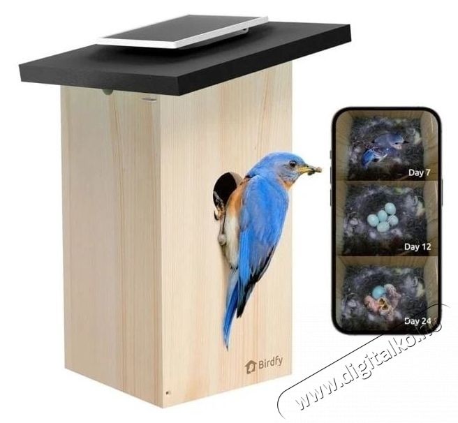 Birdfy Mad&aacute;retető kamer&aacute;val, &eacute;benfa, AI n&eacute;lk&uuml;l (EPPAMBNI8802110) H&aacute;ztart&aacute;s / Otthon / K&uuml;lt&eacute;r - Egy&eacute;b h&aacute;ztart&aacute;si term&eacute;k - 531485