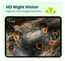 Birdfy Mad&aacute;retető kamer&aacute;val, &eacute;benfa, AI n&eacute;lk&uuml;l (EPPAMBNI8802110) H&aacute;ztart&aacute;s / Otthon / K&uuml;lt&eacute;r - Egy&eacute;b h&aacute;ztart&aacute;si term&eacute;k - 531485